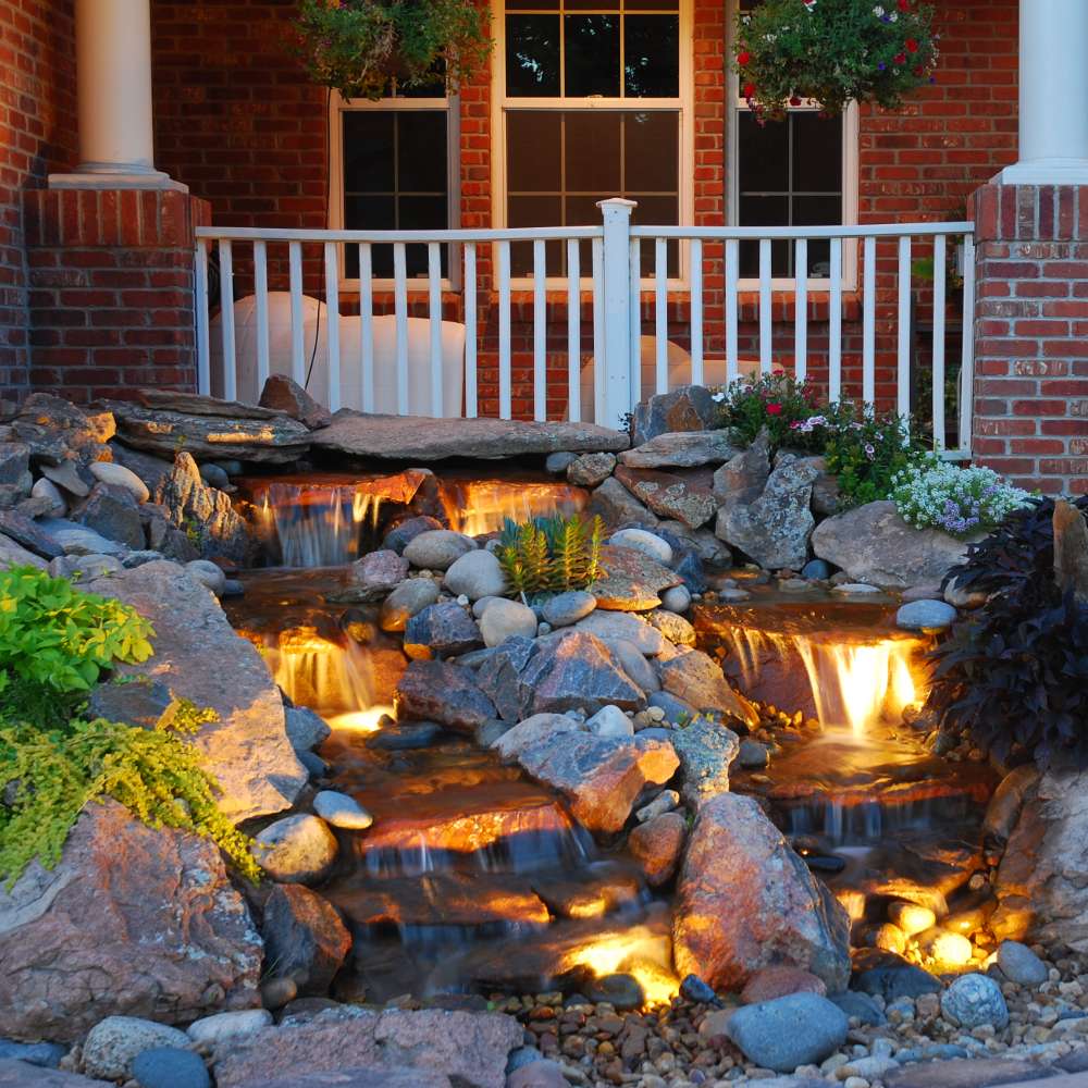 A Pondless Water Feature Can Bring Instant Zen to Your Outdoor Space -  Eddington Landscaping LLC